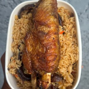 Coconut Rice with Turkey